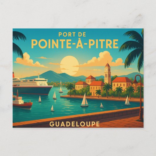 Pointe-à-Pitre Guadeloupe  ポストカード (正面)