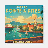 Pointe-à-Pitre Guadeloupe マグネット (正面)