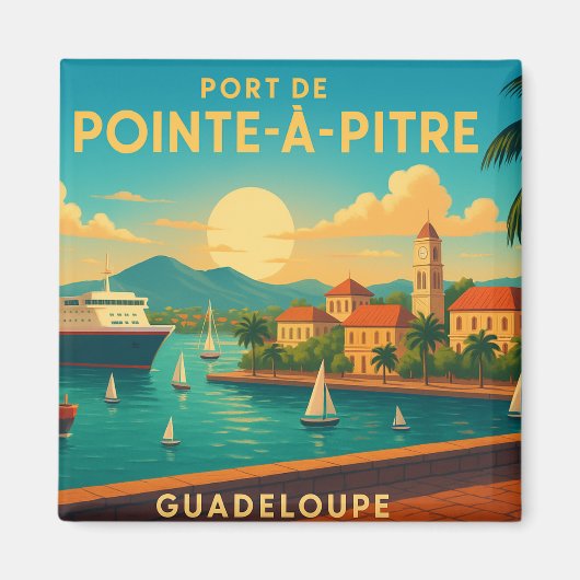 Pointe-à-Pitre Guadeloupe  マグネット (正面)