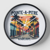 POINTE A PITRE GUADELOUPE 壁時計 (正面)