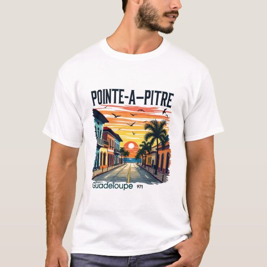 POINTE A PITRE GUADELOUPE Tシャツ (正面)