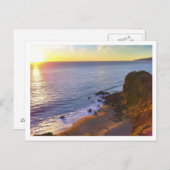 Pointe Dume Sunset(1)ポストカード ポストカード (正面/裏面)