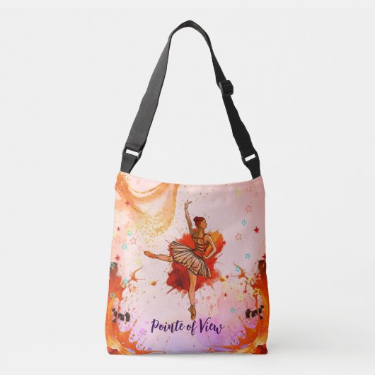 Pointe of View Balletcore Grace in Motion Dancers クロスボディバッグ (正面)