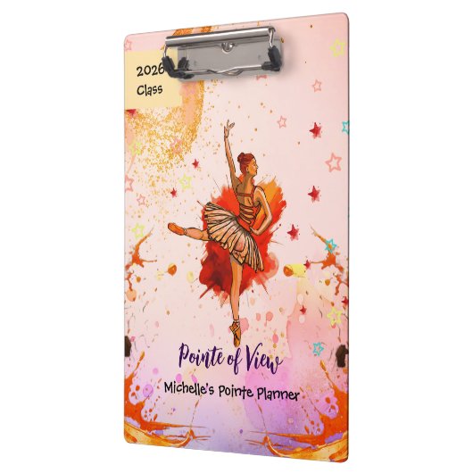 Pointe of View – Custom Ballet クリップボード (左)