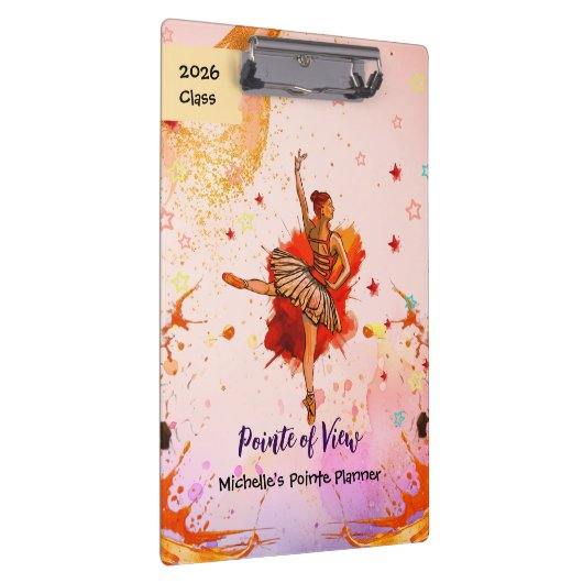 Pointe of View – Custom Ballet クリップボード (右)