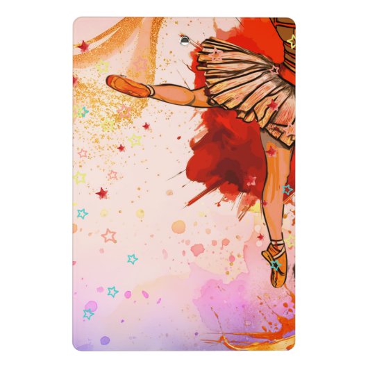 Pointe of View – Custom Ballet  ミニクリップボード (裏面)