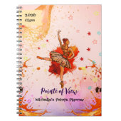 Pointe of View – Custom Ballet Journal ノートブック (正面)