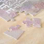 Pointe Your Toes Dance Life Ballerina Floral ジグソーパズル (側面)