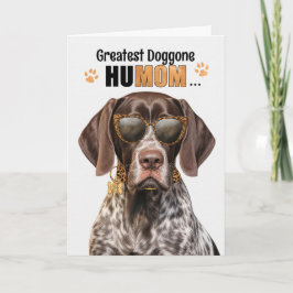 Pointer Dog Greatest HuMOM Mother's Day シーズンカード