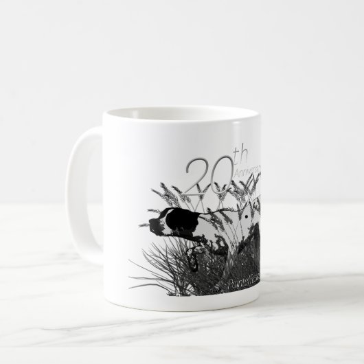 PointerRescue 20th Anniversary Mug コーヒーマグカップ (正面左)