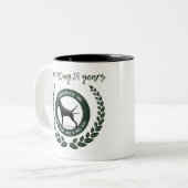 PointerRescue Org 25th Anniversary Mug ツートーンマグカップ (正面左)