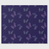 Pointilleの蝶 ラッピングペーパー (フラット)