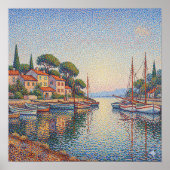 Pointillism Harbor ポスター (正面)