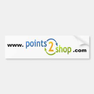 points2shopのバンパーステッカー バンパーステッカー