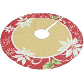 Pointsetta |の赤い木のスカート ブラッシュドポリエステルツリースカート (アングル)