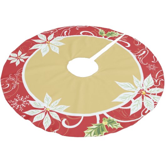 Pointsetta |の赤い木のスカート ブラッシュドポリエステルツリースカート (アングル)