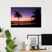 Poipu Beach - Kauai, Hawaii ポスター (ホームオフィス)