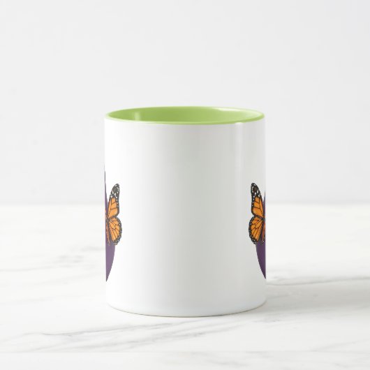 Poire et papillon マグカップ (中央)