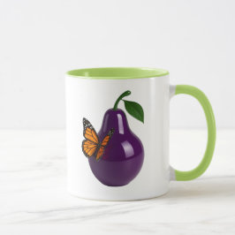 Poire et papillon マグカップ