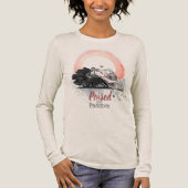 Poised Not Passive Ballet Enso Minimalist Ballet トライブレンドＴシャツ (正面)