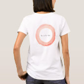 Poised Not Passive Ballet Enso Minimalist Ballet Tシャツ (裏面)
