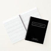 Poised & Powerful Spiral Notebook ノートブック (内部)