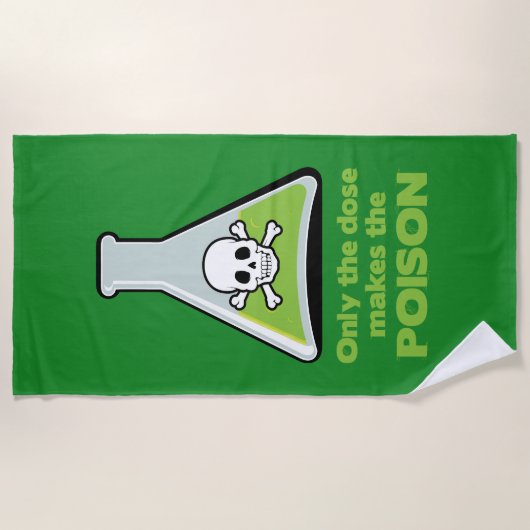 Poison ビーチタオル (正面)