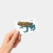 Poison dart frog cartoon illustration  バッジ (手持ち)