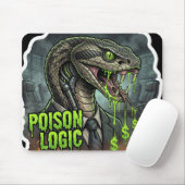 Poison Logic – Lies Profit Snake Politician マウスパッド (マウス)