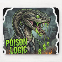 Poison Logic – Lies Profit Snake Politician マウスパッド