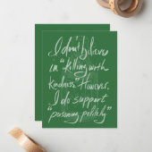 Poisoning Politely ノートカード (正面/裏面インサイチュ)