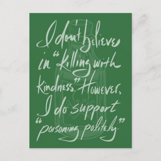 Poisoning Politely ポストカード (正面)