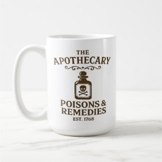 Poisons & Remedies Coffee Mug – Apothecary-Style コーヒーマグカップ