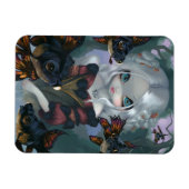 "Poissons Les Yeux Globuleux"フレックスマグネット マグネット (横)