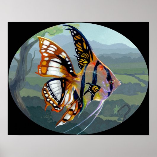 Poissons Volants：エチュードI ARTプリント超純魚 ポスター (正面)