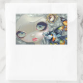 "Poissons Volants: La Coiffure" Sticker 長方形シール (バッグ)