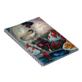 "Poissons Volants: Le Bassin des Carpesの"ノート ノートブック (右側)