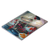 "Poissons Volants: Le Bassin des Carpesの"ノート ノートブック (左側)