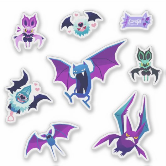 Pokebats stickers シール (正面)