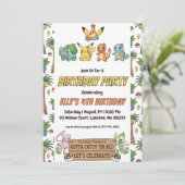 Pokémon Birthday Invitations 招待状 (スタンド正面)