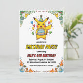 Pokémon Birthday Invitations 招待状 (スタンド正面)