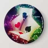 Poker 缶バッジ (正面)