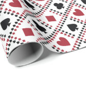 Poker Card Theme Wrapping Paper ラッピングペーパー (ロールコーナー)