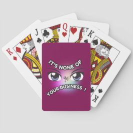 Poker Cards : None of Yours (purple) トランプ