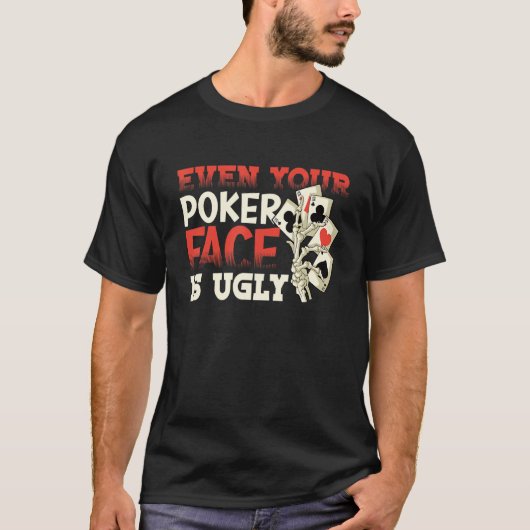 Poker Casino Poker Player Gambling Roulette Retire Tシャツ (正面)
