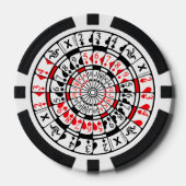 Poker chip with unique design. ポーカーチップ (正面)
