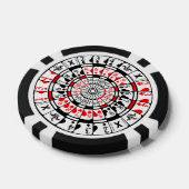 Poker chip with unique design. ポーカーチップ (シングル)