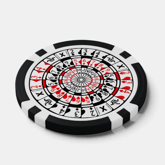 Poker chip with unique design. ポーカーチップ (シングル)