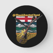 Poker Chips ラウンド壁時計 (正面)