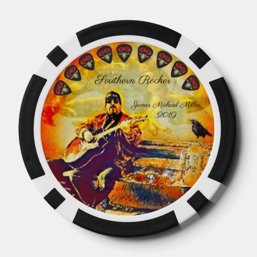 Poker Chips By James Michael Miller 5/14/2024 ポーカーチップ (裏面)